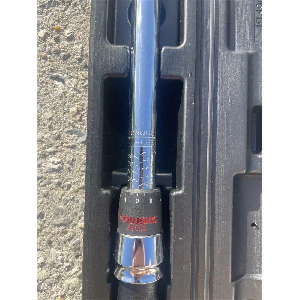 NEW HUSKY PRO Torque Wrench 39103 Socket Wrench w/ Case FAST SHIPPING‎